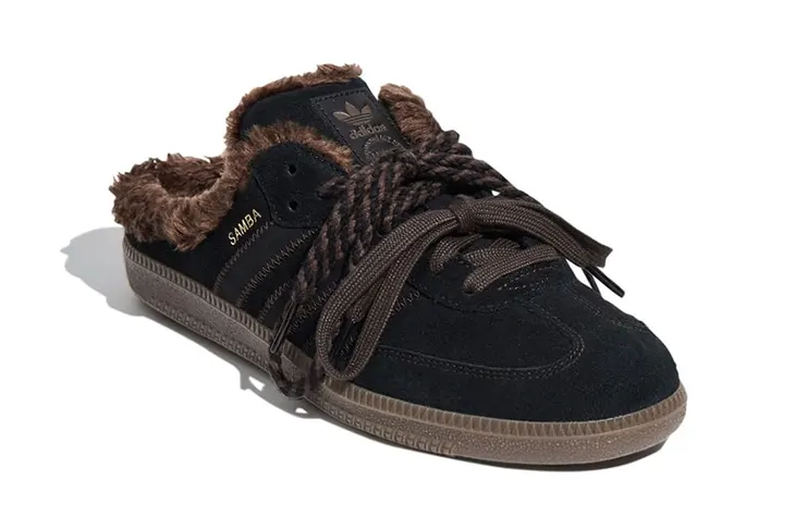 adidas Samba Mule “Fur-Lined”