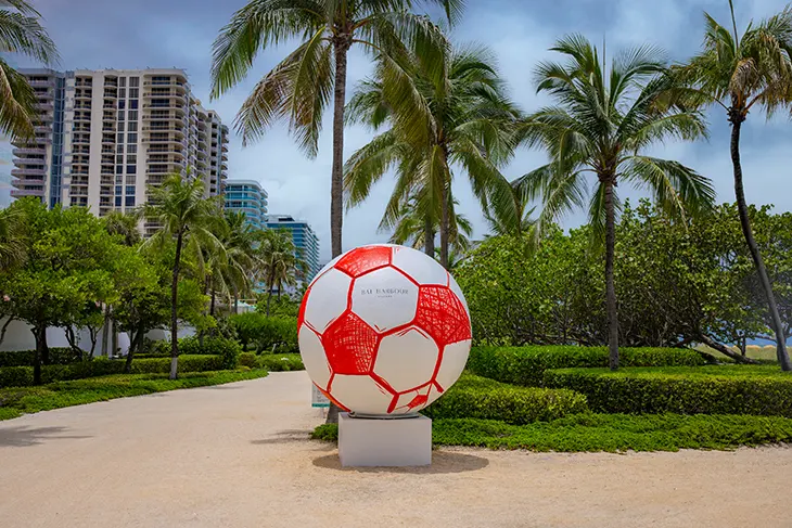 Bal Harbour Village x 12 Pentagons Badly Drawn Ball 