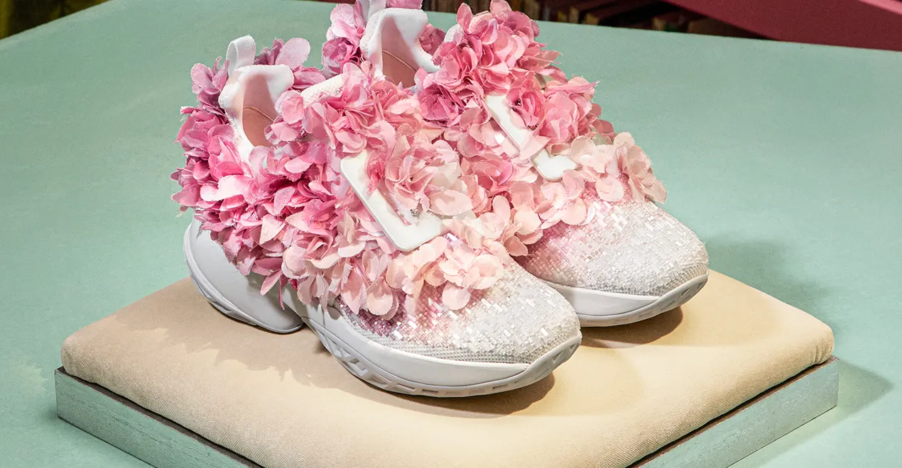 Roger Vivier Introduces Its First Couture Sneaker