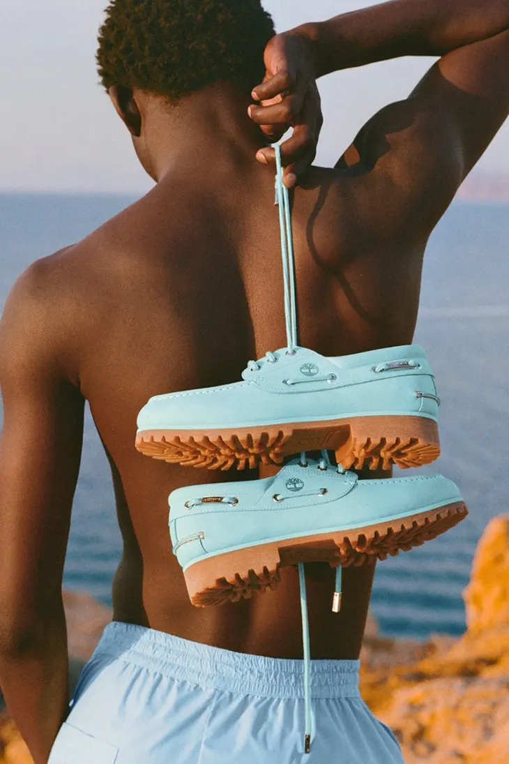 Timberland x Jacquemus Lagoon Blue Boat Shoe