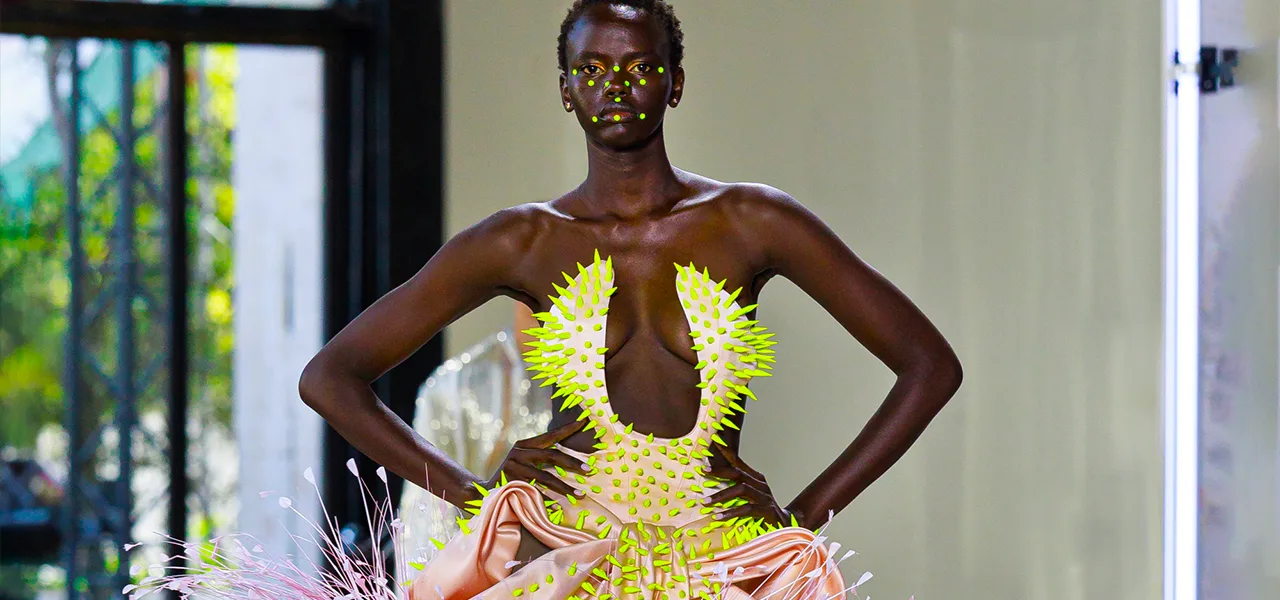 Germanier FW26 Couture Turns Combustion Into Craft