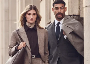Aaron Pierre & Grace Elizabeth Front BOSS Fall Winter 2026