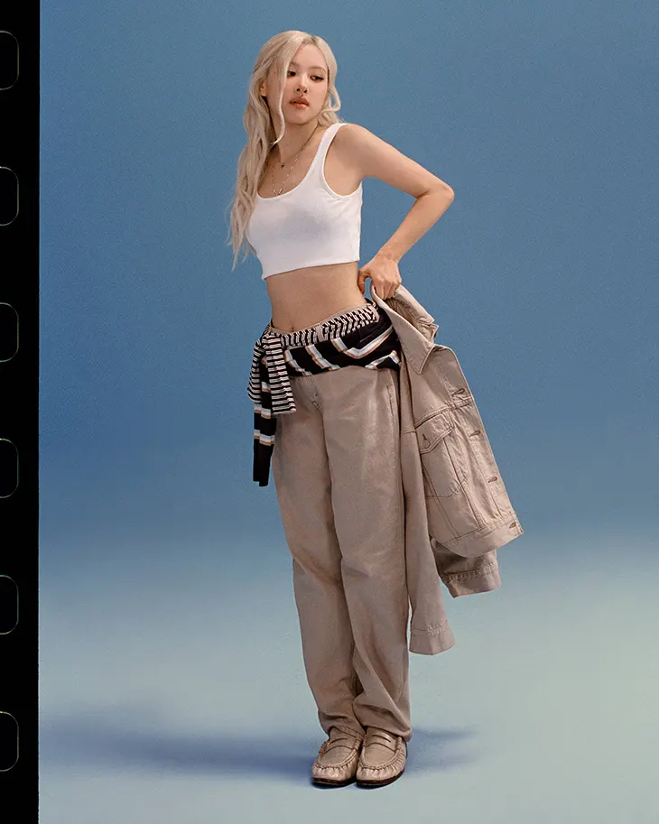 Rosé Keep It Loose Levi’s Campaign