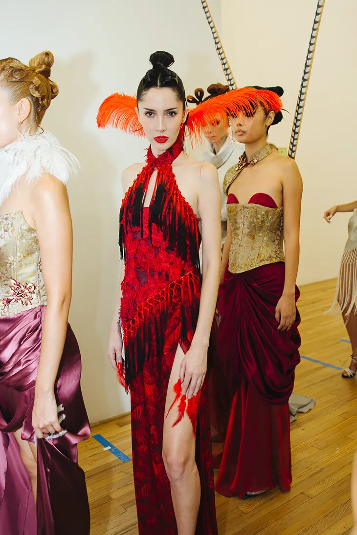 Backstage Kim Shui Spring Summer 2027