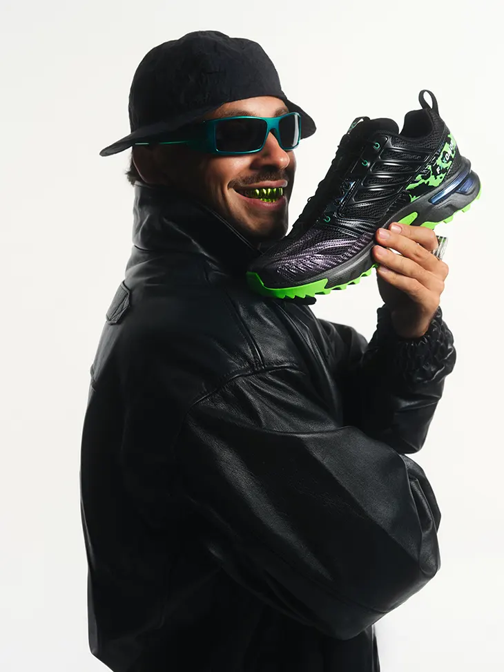 Salomon x Feid ACS NEXXT The Green Star