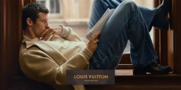 Callum Turner Takes a Break in Louis Vuitton Trunk Campaign